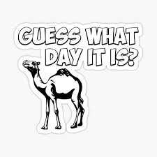 Choose this popular design on many background colors, and grab a sheet or two today! Hump Day Stickers Redbubble