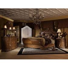 Maybe you would like to learn more about one of these? Aico By Michael Amini Cortina Cal King Sleigh Bedroom Set W Chest 6 Pc In Honey Walnut