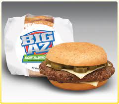 It was your classic soft, fluffy white sandwich bread. Big Az Sandwiches Kickin Jalapeno Cheeseburger
