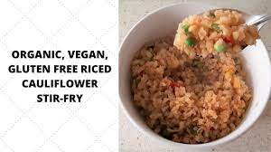 Then add cashews and cauliflower rice and stir to combine. 7 Min Riced Cauliflower Stir Fry Organic Vegan Gluten Free Low Carb From Costco Youtube