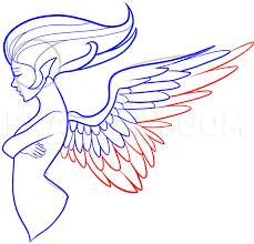See more ideas about wings drawing, angel wings drawing, wings. How To Draw An Angel Tattoo Step By Step Drawing Guide By Dawn Dragoart Com