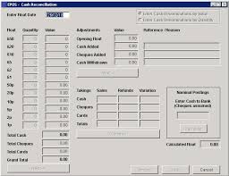 Cash reconciliation sheet template is a financial document which is conducted for the verification about the amount of cash which is added or subtracted through transaction. Epos Reconcile Daily Takings Prelude Software Help