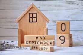 Desk Wooden Perpetual Calendar Housewarming Gift Wood Calendar Forever Calendar Wood Desk Calendar W Wooden Calendar House Warming Gifts Block Calendar