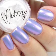 Beautiful Light Purple Chrome Manicure By Gotnail Using Our Mitty Pearly Pink Chrome Nail Art Powder Over Ella Luxury Nails Chrome Nails Purple Chrome Nails