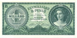 1 000 000 000 B Pengo 1 Milliard B Pengo Bank Notes Money Banknotes Money
