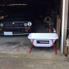 水道栓 流し台 タイヤ水槽 ガレージのインテリア実例 2016 10 02 17 09 35 roomclip ルームクリップ 流し台 流し台 diy ガレージ