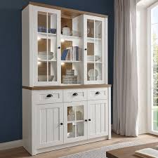 Select from our array of lovely china hutches, including white cabinets to brighten any dining space, darker wood. Buffet Display Cabinet In Country House Style Pisa 61 In Pine White Wi