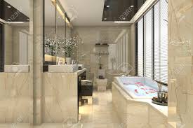Fliesendekor badezimmer inspirational badezimmer design fliesen 26. 3d Rendering Modernes Klassisches Badezimmer Mit Luxus Fliesen Dekor Mit Schoner Aussicht Aus Fenster Lizenzfreie Fotos Bilder Und Stock Fotografie Image 82178962