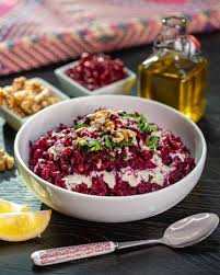 متبل شمندر بدبس الرمان والطحينة بالصور من نادية طمليه Recipe Food Healthy Recipes Arabic Food