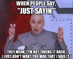 Just Sayin Imgflip