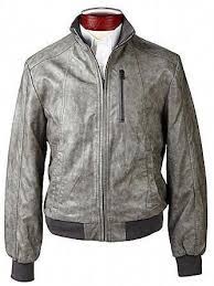 Grey Leather Bomber Jacket By Murano Buy For 99 From Dillard S Leatherjacketsformengrey Leather Jacket Men Leather Jacket Jackets
