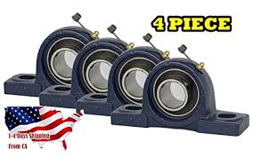 4 piece ucp204 12 3 4 inch pillow block bearing solid base self alignment brand new