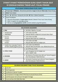 Check spelling or type a new query. Permohonan Guru Ganti Sekolah Rendah Dan Menengah 2019 Dibuka