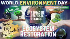Hello friendsin this video details about world environment day 2021 and its theme was discussedthe theme of world environment day 2021 is ecosystem. Uzdveax7tbqxhm