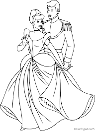 148.56 kb click the download button to find out the full image of cinderella and prince coloring page printable, and download it in your computer. Cinderella And Prince Charming Coloring Page Coloringall