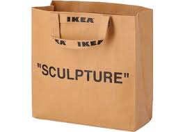 Virgil Abloh X Ikea Markerad Medium Bag Brown Medium Bags Ikea Bags