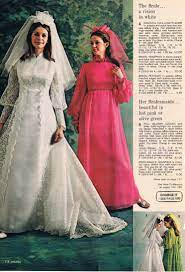 Penneys Catalog 70s Vintage Bridal Fashion 1970s Wedding Dress Wedding Gowns Vintage