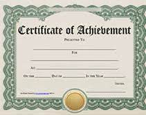 Each marriage certificate has a fancy border and you can fill in the important information such as the name of the couple who are married, the date of the marriage, who married the couple, the location the couple got married and the bride and groom. Free Printable Certificate Of Achievement Blank Templates