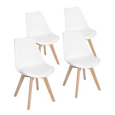 modern white dining chairs