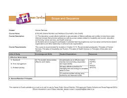 Scope And Sequence
