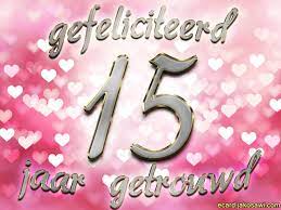 Jakosawi E Cards 15 Jaar Getrouwd Gl