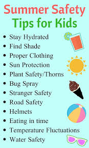 12 Summer Safety Tips For Kids Summer Safety Tips Summer Safety Safety Tips