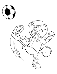 This is a picture of spongebob soccer to color or paint online from from here you can paint free spongebob soccer coloring page on soccer. Coloring Page Spongebob Squarepants Coloring Pages 4