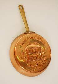 This fitting should be should be soldered in with 3/4 in. Free Ship Vintage Brass Copper Home Sweet Home Frying Pan Etsy Sweet Home Brass Copper Vintage Brass