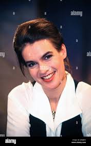 Katarina Kati Witt, deutsche Eiskunstläuferin, und Marcus Herrmann,  Deutschland um 1991 Stock Photo