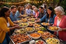 Food, Friends, & Fellowship Story Sharing Potluck