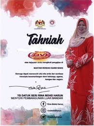 Luhut menyebutkan pembangunan bandar udara adalah proyek prioritas pemerintah. Itu Kad Ucapan Tahniah Bukan Sijil Rina Harun Buletin Ttkm