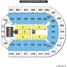 43 Judicious Denny Sanford Premier Center Seating Chart