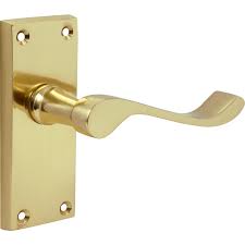 Victorian scroll internal door handles brass lever furniture latch pb | 8084. Victorian Scroll Brass Handle Latch