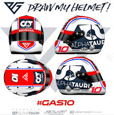 Así es el casco de gasly con el que homenajea a ayrton senna. Pierre Gasly Racing Helmets Proposals For 2020 Season On Behance