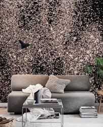 Sand color glitter wallcovering on stairway sparkling and. Sparkling Rose Gold Glitter 1 Wallpaper From Happywall Com Glitter Wallpaper Bedroom Glitter Bedroom Bedroom Wall Paint