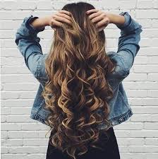 This is all it takes to recreate this popular 80s look. Cute Curly Hairstyles Long Hair Styles Hair Styles Long Curly Hair