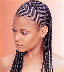 Zig Zag cornrows for women