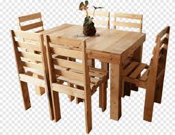 Similarly a pallet dining table can be nicely created using the recycled pallets. Table Chair Dining Room Furniture Wood Pallet Projects Game Angle Png Pngegg