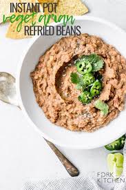 Instant Pot Vegetarian Refried Beans Easy Recipe Fork In The Kitchen Recipe Side Dish Recipes Easy Refried Beans Vegetarian Refried Beans