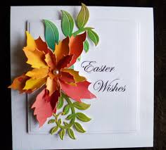This is an easy card making tutorial for paper flower envelope card. Handmade Easter Card Ideas