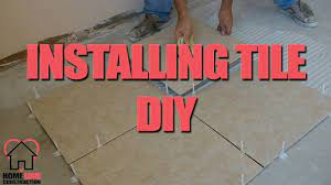 Maybe you would like to learn more about one of these? How To Install Ceramic Tile Over A Concrete Slab Home Love Construction Diy Youtube