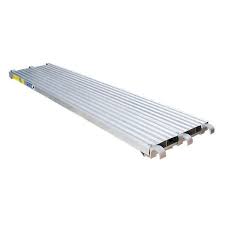 They come in standard lengths from 12 up to 24' or more. Scaffolding Aluminum Scaffold Plank Aluminum Decking