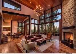Mountain modern living room ideas. Modern Mountain House Living Room Novocom Top