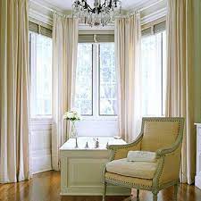 25 Cool Bay Window Decorating Ideas Shelterness Bay Window Curtains Bay Window Treatments Home
