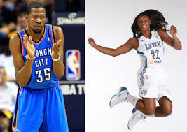 This page is about kevin durant wife and kids,contains kevin durant poses for a picture with his family at the ea sports. Thunder S Kevin Durant Engaged To Marry Lynx S Monica Wright Sports Illustrated