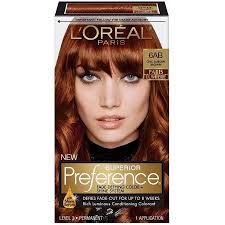 L Oreal Paris Superior Preference Fade Defying Shine Permanent Hair Color 6ab Chic Auburn Brown 1 Kit Walmart Com In 2020 Hair Color Loreal Permanent Hair Color