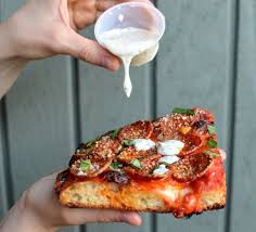 Ranch Pizza The Crust S The Thing At This Humble House Of Pan Pizza In Woodlawn Sturdy Yet Shatter Crisp Embedded With Pizza Sicilian Style Pizza Pan Pizza