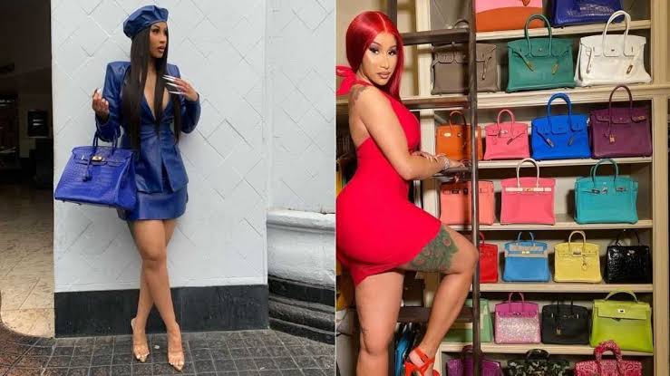 Fashion Forward: Cardi B performs at Grammys in 8kg heavy outfit -  YEN.COM.GH