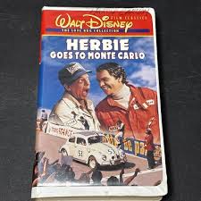 Herbie Goes to Monte Carlo VHS Disney Clamshell Video Tape Movie Film  Vintage | eBay