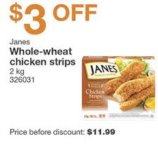 Janes Whole Wheat Chicken Strips Yp Ca
